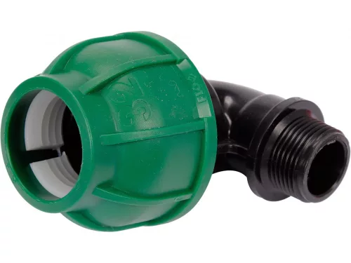 FLO CSŐCSATLAKOZÓ KÖNYÖK  PP 90° GZ 32mm x 3/4" (88915)