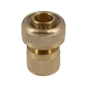 FLO SÁRGARÉZ  TÖMLŐ CSATLAKOZÓ 3/4" (89102)