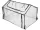 FLO Mini üvegház FLO 60x80x120 cm PVC-ből (90003)