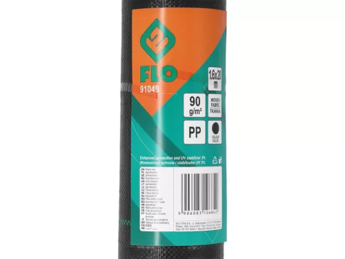 FLO gyomszőnyeg 1,6 x 20 súly 90g/m2 (91049)