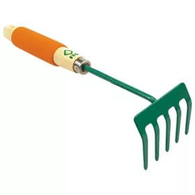 FLO Kézi gereblye fa nyéllel 5 fogas (99051)