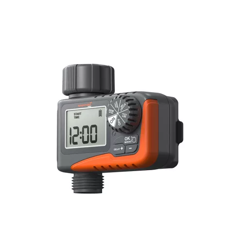 NAKAYAMA PRO Öntözésvezérlő időzítő 3/4” csatlakozással, LCD kijelzővel (GH9138)