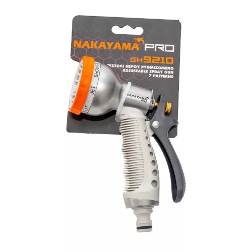 NAKAYAMA PRO 7 MINTÁS FÉM LOCSOLÓ SZÓRÓPISZTOLY (GH9210)