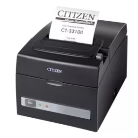   Citizen CT-S310II blokknyomtató, kettős interfész, 8 pont/mm (203 dpi), vágóegység, fekete