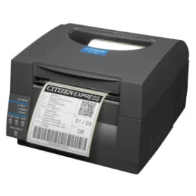   Citizen CL-S521II címkenyomtató, 8 pont/mm (203 dpi), EPLII, ZPLII, Datamax, kettős interfész, fekete