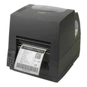   Citizen CL-S621II címkenyomtató, 8 pont/mm (203 dpi), kettős interfész, EPL, ZPL, Datamax, fekete