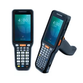   Datalogic Skorpio X40, Android 15, 4 hüvelyk kijelző, Wi-Fi 6E, 48-gombos alfanumerikus billentyűzet, nagy olvasási távolság 2D képalapú olvasó, pisztolymarkolat, 7000 mAh működés közben cserélhető akkumulátor, IP65/IP67