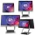 Diebold Nixdorf D1150 érintőképernyős monitor, 38,1 cm (15 hüvelyk), projektív kapacitív, USB, USB-C, ezüst