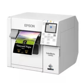   Epson ColorWorks C4000 színes címkenyomtató, fényes fekete tinta, vágóegység, ZPLII, USB, Ethernet