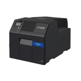   Epson ColorWorks C6000 Series színes címkenyomtató, 112 mm nyomathordozó, 85 mm/s, vágóegység, Ethernet, USB, fekete