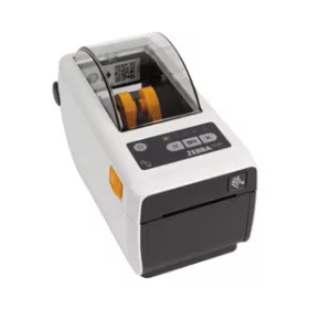   Zebra ZD411-HC címkenyomtató, 8 pont/mm (203 dpi), RTC, USB, USB Host, BT (BLE), Ethernet, EPLII, ZPLII, készlet (USB), fehér