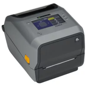   Zebra ZD621t címkenyomtató, 12 pont/mm (300 dpi), színes kijelző, RTC, USB, USB Host, RS232, BT, Ethernet, Wi-Fi, készlet (USB), szürke