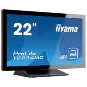   Iiyama ProLite T2252MSC-B2 érintőképernyős monitor, 54,6cm (21,5 hüvelyk), Full HD, USB, készlet (USB), fekete