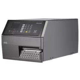   Honeywell PX45 címkenyomtató, 12 pont/mm (300 dpi), címkeleválasztó, visszatekercselés, LTS, színes kijelző, RTC, Ethernet, több interfész