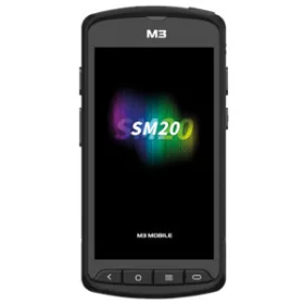   M3 mobil SM20 mobil adatgyűjtő, 2D, SE4750, 12,7 cm (5 hüvelyk), GPS, USB, BT (5.1), Wi-Fi, 4G, NFC, Android, GMS, RB, fekete