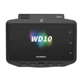   M3 mobil WD10 viselhető mobil adatgyűjtő, 4 hüvelykes kijelző, Android, 4 GB/64 GB, Wi-Fi, Bluetooth, NFC