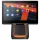 Sunmi T2s POS-rendszer, 39,6 cm (15,6 hüvelyk), vevőkijelző, Android, fekete, narancssárga