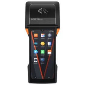   Sunmi V2S Plus adatgyűjtő, GMS EDLA, EU, GPS, kamera, előlapi kamera, USB-C, BT, Wi-Fi, 4G, NFC, Android, GMS