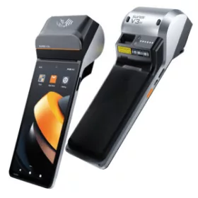   SUNMI V3H adatgyűjtő, Android GMS EDLA, EU, 2D, GPS, kamera, előlapi kamera, USB-C, BT (BLE, 5.0), Wi-Fi, eSIM, 4G, NFC, Android