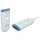 Zebra CS60-HC Bluetooth-vonalkódolvasó, BT, 2D, FIPS, BT (5.0), készlet (USB), fehér