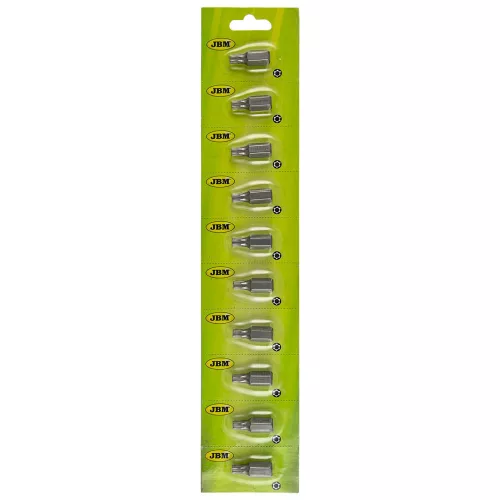 JBM Torx Tp 10 mm Fúró Bitfej - T25 (10435)