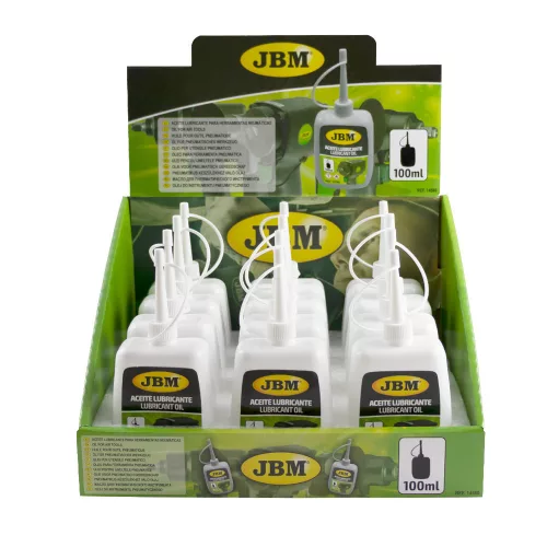 JBM Pneumatikus szerszámolaj 100 ml, 12,1 cSt viszkozitással (14560)