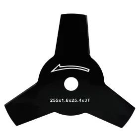   JBM Fűkasza bozótvágó kés 256 × 1,6 mm, 25,4 mm furattal, 3 fogú (15475)