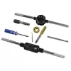JBM Menetfúró és menetmetsző készlet M2–M12 + 1/8”-27 NPT, titánbevonattal, 58 részes (50792)