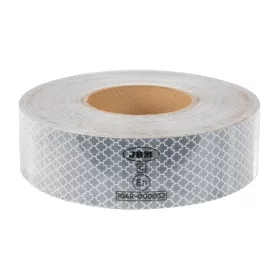   JBM Fényvisszaverő jelölőszalag tehergépjárművekhez és pótkocsikhoz, fehér, 50 mm × 50 m, UNECE 104R  (51936)