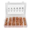 JBM Réz tömítőgyűrű készlet olajleeresztő csavarhoz, 10–20 mm, 525 részes (52163)