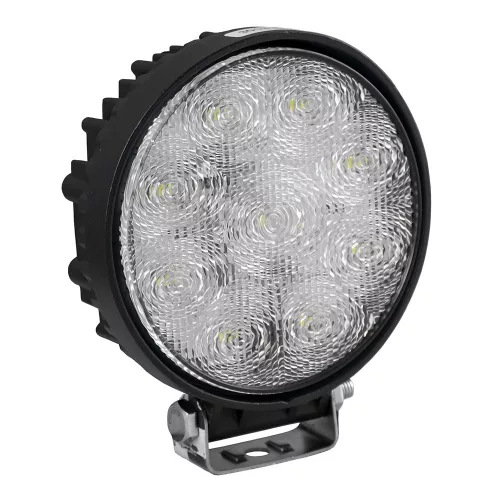 JBM Munkalámpa járművekhez és munkagépekhez, kerek LED, 27 W, 1450 lm, 10–40 V, IP68 (52303)