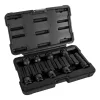 JBM Imbusz bitfej készlet ütvecsavarozóhoz, 1/2”, 5–17 mm, 78 mm, 8 részes (52339)