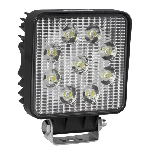 JBM Munkafényszóró koncentrált LED fénnyel, négyzetes kivitelben, 1450 lm, 27 W, 10–40 V (52415)