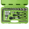 JBM Átmenő dugókulcs készlet 1/4”, 3/8” és 1/2” meghajtással, 39 részesl (52418)