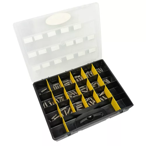 JBM Bitkészlet 8 mm befogással, PH / PZ / lapos / imbusz / Torx, 85 részes (52539)