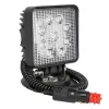 JBM Munkafényszóró koncentrált LED fénnyel, négyzetes kivitelben, 1450 lm, 27 W, 10–40 V, IP68 (52568)