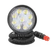 JBM Munkafényszóró kerek házzal, koncentrált LED fénnyel, 1450 lm, 27 W, 10–40 V, IP68 (52569)