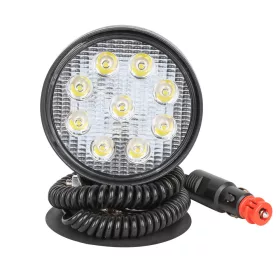   JBM Munkafényszóró kerek házzal, koncentrált LED fénnyel, 1450 lm, 27 W, 10–40 V, IP68 (52569)