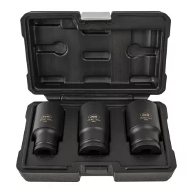   JBM Gépi dugókulcs készlet 1/2”, 12-szögü, 30–36 mm, CrMo, 3 részes XZN (52694)