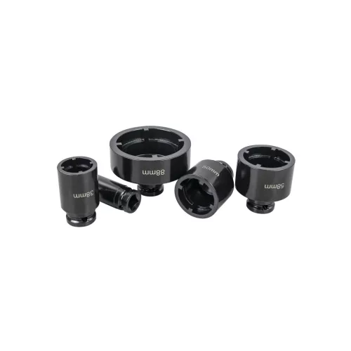 JBM Belső körmös anya dugókulcs készlet csapágyakhoz, 22–71,8 mm, 10 részes (52835)
