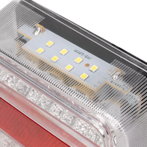 JBM Utánfutó LED hátsó lámpa világítási jelzőrúdhoz, 12 V, 4 funkcióval (53151)