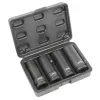 JBM Kerékőr csavar kiszedő gépi dugókulcs készlet 1/2”, 17–22 mm, 4 részes (53197)