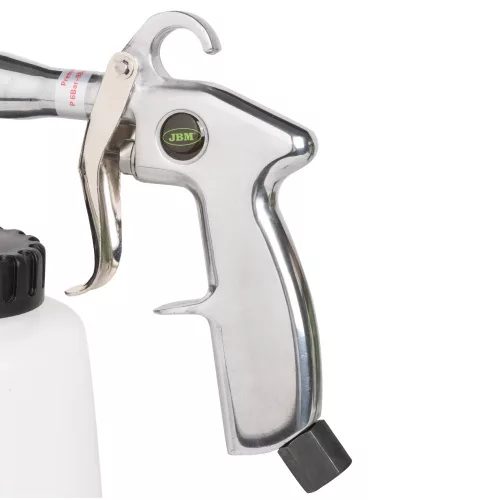 JBM Autókárpit- és beltértisztító pisztoly, pneumatikus Tornador, 1000 ml, 6–9,2 bar (53204)
