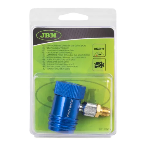 JBM Autóklíma gyorscsatlakozó adapter R1234yf rendszerhez, alacsony oldali, 30 mm (53500)