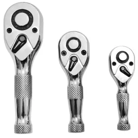   JBM Mini racsnis hajtószár készlet 1/4”, 3/8” és 1/2”, 3 részes (53671)