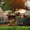 JBM Hordozható energiaállomás 3000 W, 1920 Wh LiFePO4 akkumulátorral (53970)