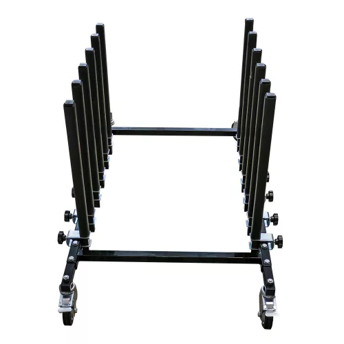 JBM Szélvédő- és karosszériaelem-tároló kocsi 150 kg, 1200 × 700 × 635 mm (53983)