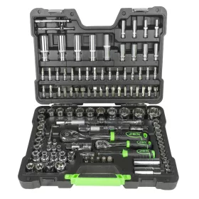   JBM Dugókulcs készlet 1/4” és 1/2”, 12 szögű, 113 részes (54047)