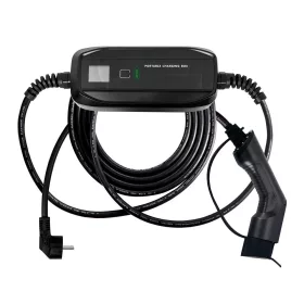   JBM Hordozható elektromosautó-töltő Type 2 kábellel, 3,68 kW, 16 A, egyfázisú (54059)