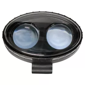   JBM Targonca biztonsági lámpa kék pontfénnyel, 15 W, 10–60 V (54078)